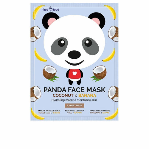 Feuchtigkeitsspendend Gesichtsmaske 7th Heaven Animal Panda Coco Banane (1 uds)