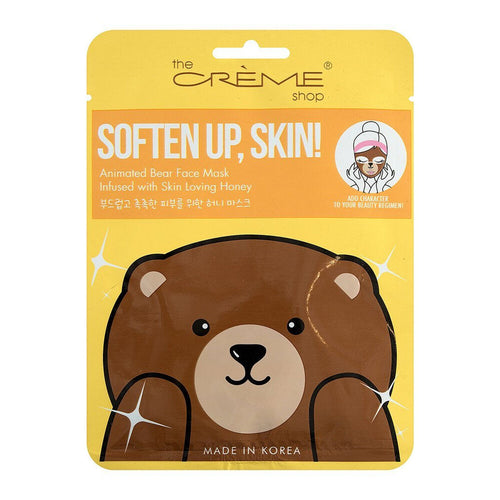 Gesichtsmaske The Crème Shop Soften Up, Skin! Bear (25 g)
