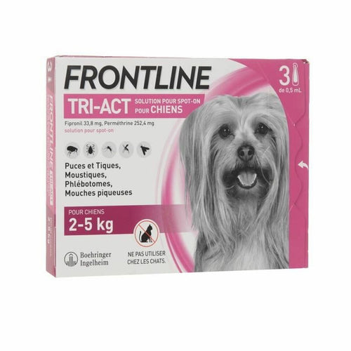 Hundepipette Frontline Tri-Act 2-5 Kg 3 Stück