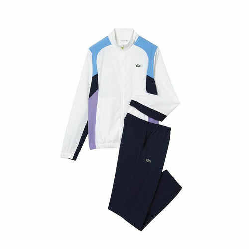 Jogginghose für Erwachsene Lacoste Sport Tennis Colorblock Weiß Herren