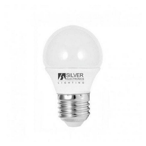 Kugelförmige LED-Glühbirne Silver Electronics ECO E27 5W Weißes licht - myhappybrands.com