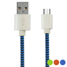Laden Sie das Bild in den Galerie-Viewer, USB-Kabel auf Micro-USB KSIX 1 m