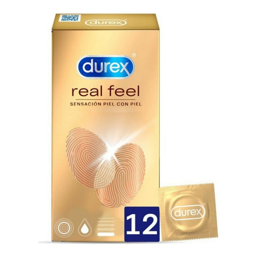 Kondome Durex Real Feel Latexfrei (12 uds)