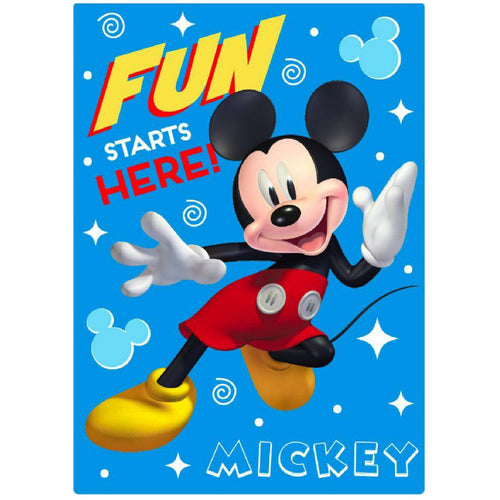 Decke Mickey Mouse Only one 100 x 140 cm Marineblau Polyester
