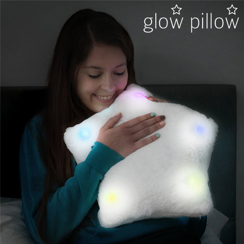 Glow Pillow sternförmiges LED-Kissen - myhappybrands.com