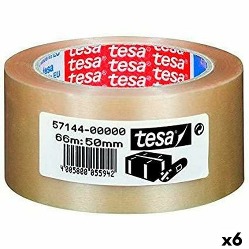 Klebeband TESA Verpackung Extrastarke Durchsichtig PVC 50 mm x 66 m (6 Stück)