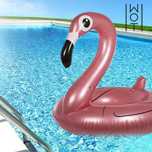 Laden Sie das Bild in den Galerie-Viewer, Summer Wagon Trend Aufblasbarer Schwimmring Flamingo - myhappybrands.com